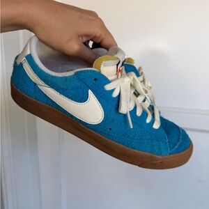 Nike Suede Electric Blue and White Nike women’s Sneakers